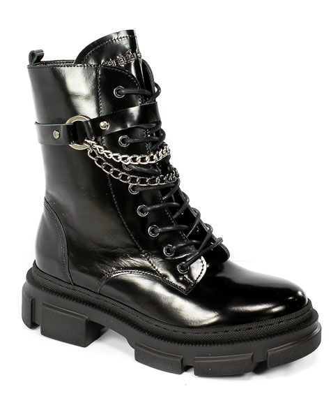 Trzewiki Chebello 2776-355-S172 Czarny Lakier