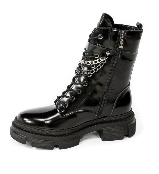 Trzewiki Chebello 2776-355-S172 Czarny Lakier