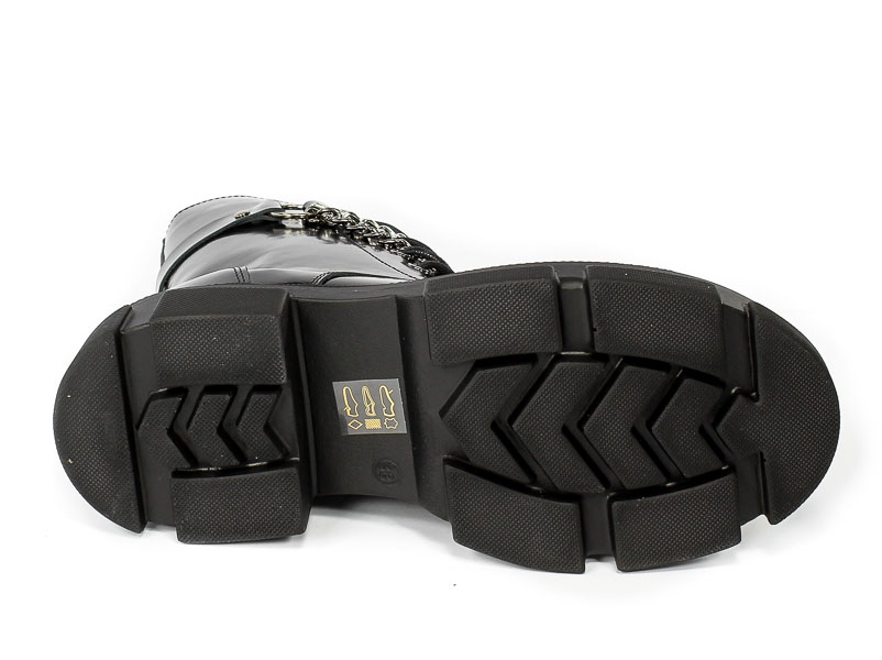 Trzewiki Chebello 2776-355-S172 Czarny Lakier