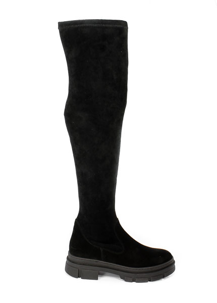 Kozaki Verano 21-415 Czarny Welur