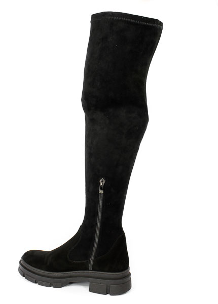 Kozaki Verano 21-415 Czarny Welur