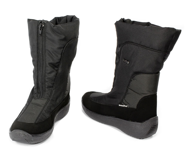 Śniegowce Manitu 990986 Schwarz Polar Tex 2 