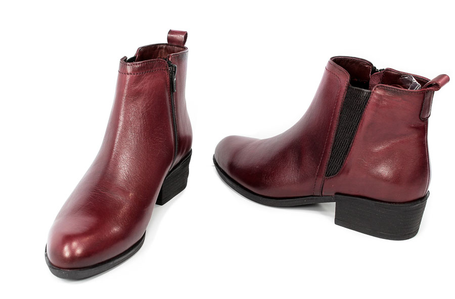 Trzewiki Ravini 515G-41439 K357 Bordo