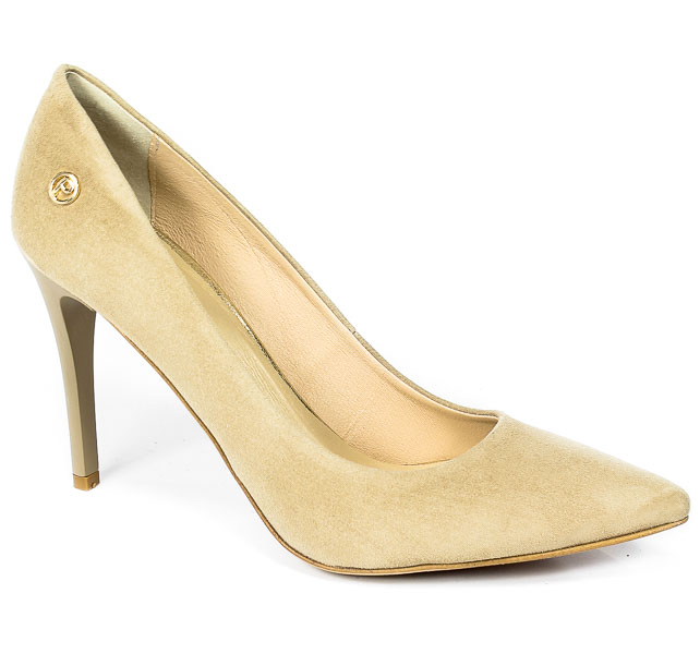 Szpilki Prestige 956 Natural Zamsz