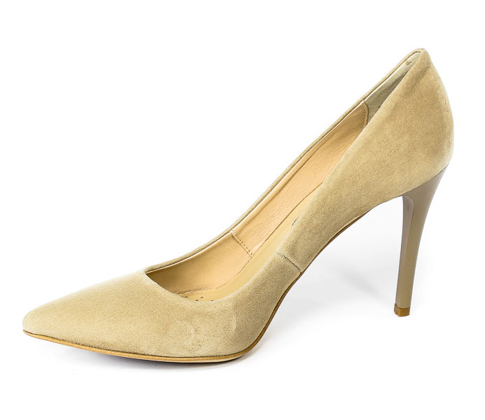 Szpilki Prestige 956 Natural Zamsz