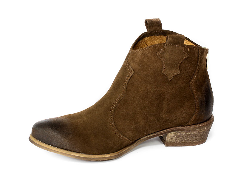Botki Exquisite 1128 Ciemny brąz