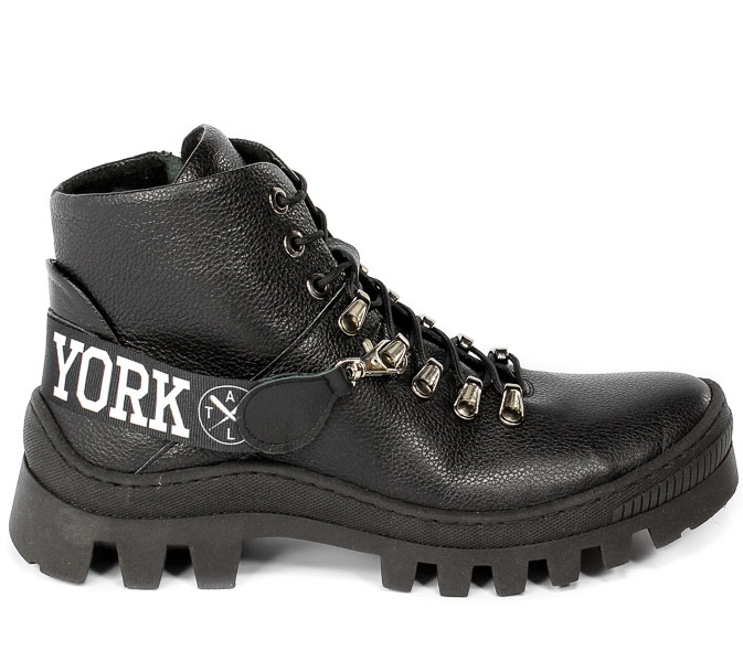 Trzewiki Euro Moda STW 1135-569 Czarne