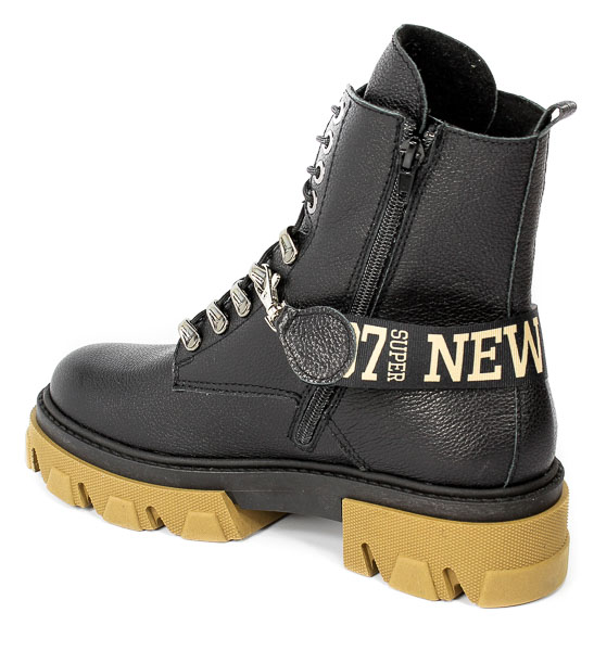 Trzewiki Euro Moda STW 1136-569 Czarne
