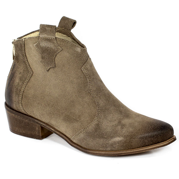 Botki Exquisite 1128  Almond.Welur