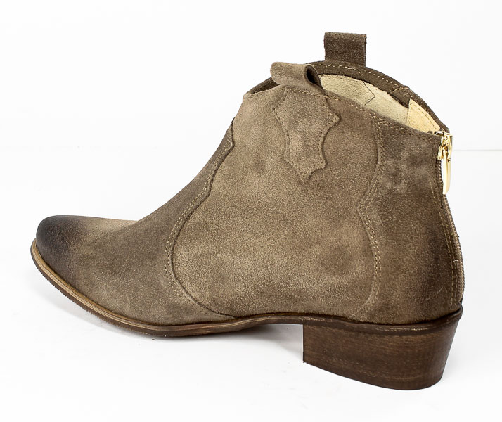 Botki Exquisite 1128  Almond.Welur