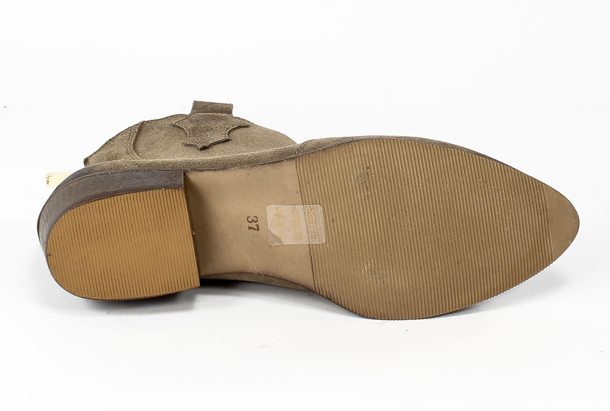 Botki Exquisite 1128  Almond.Welur