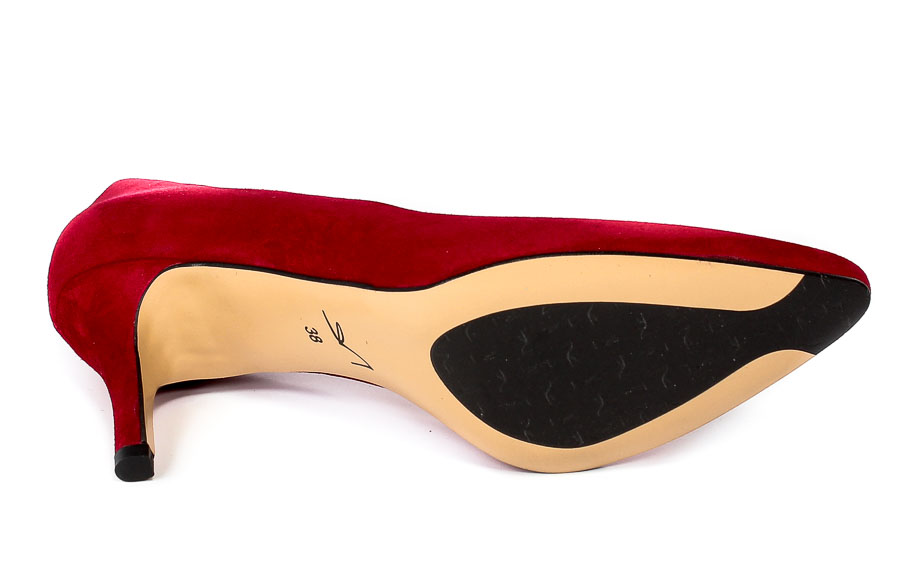 Szpilki Visconi 7535225/070 Rosso Wel
