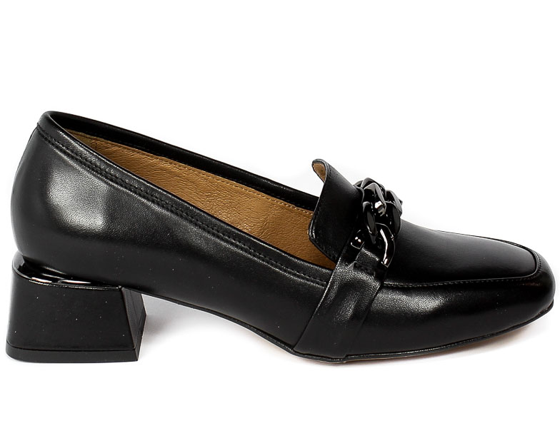 Czółenka Fabio Fabrizi 938 Czarne lico