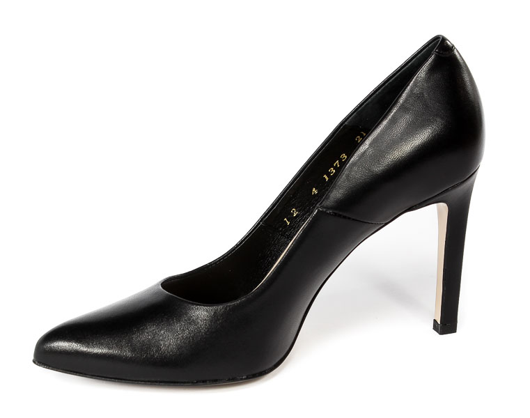 Szpilki Bravo Moda 1373 Czarny Skóra.Obj