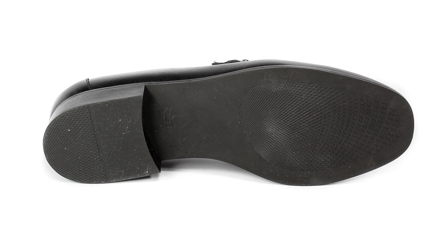Mokasyny Karino 4185-076P Czarny Lico