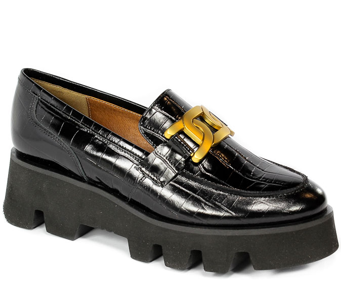 Mokasyny Karino 4186-126P Czarne TŁ Lico