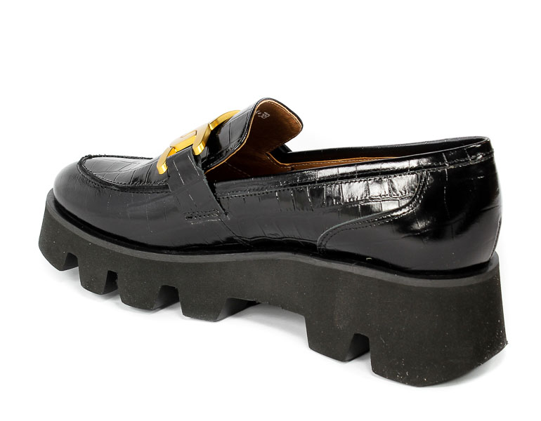 Mokasyny Karino 4186-126P Czarne TŁ Lico