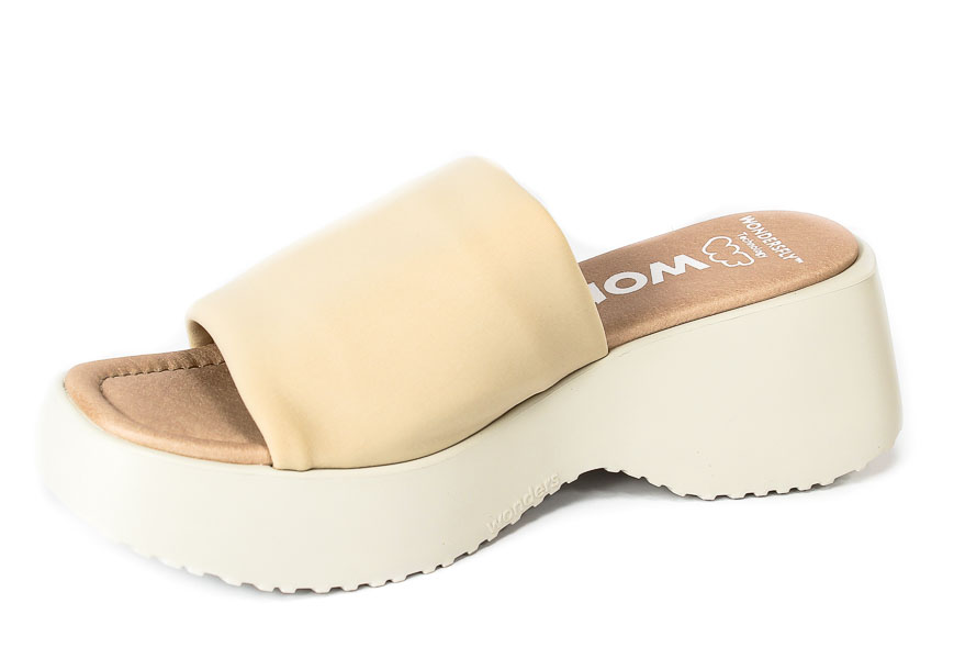 Klapki Wonders D-9701 Licra Mat Sand