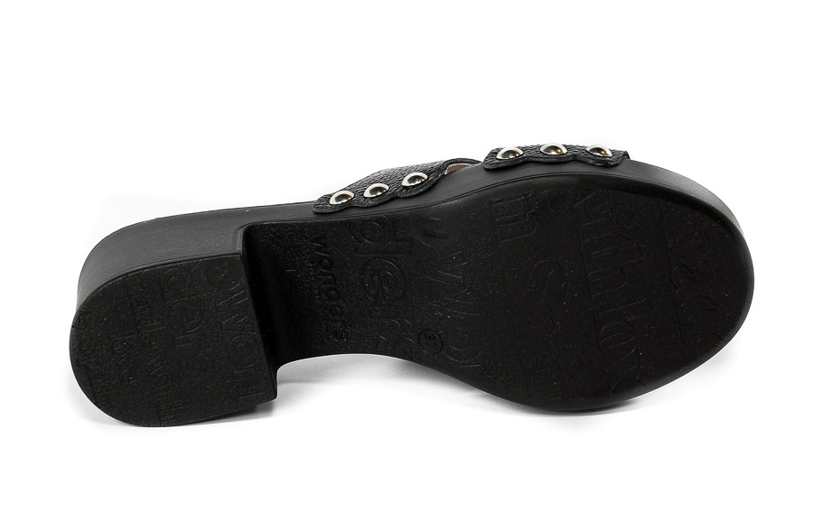 Klapki Wonders D-8821 Wild V Negro