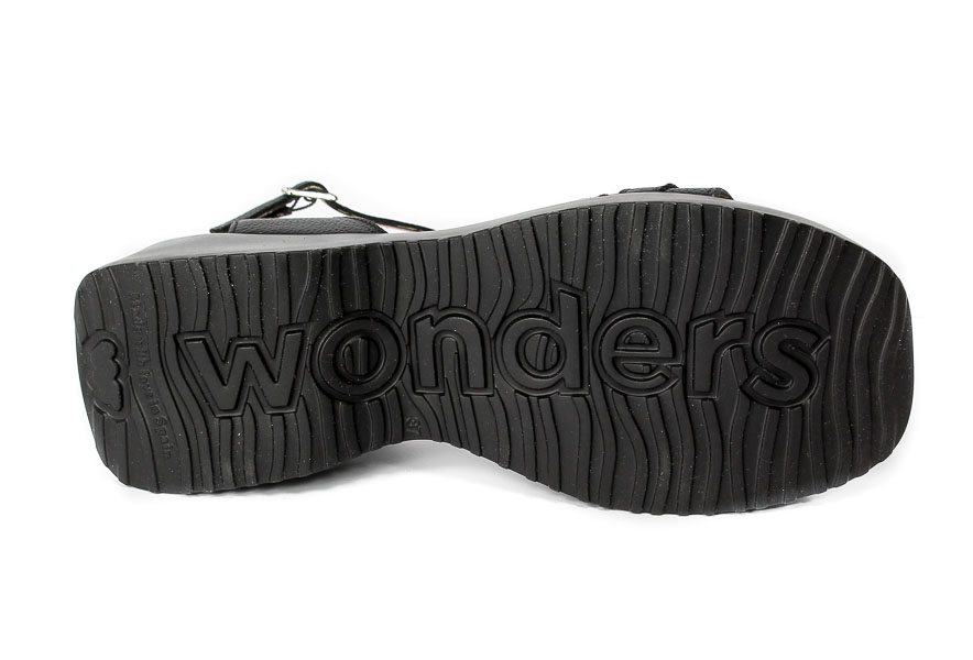 Sandały Wonders D-9703 Wild V Negro