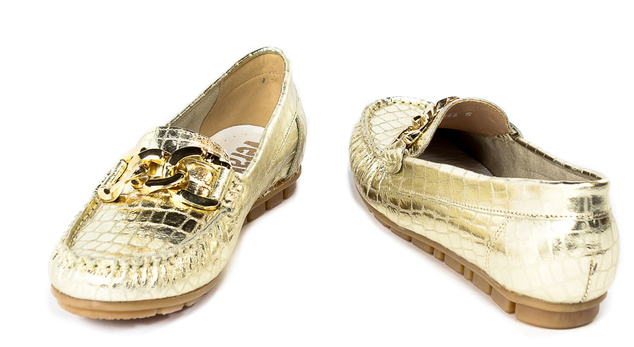 Mokasyny Verano 0-44Z Łuska Rybia