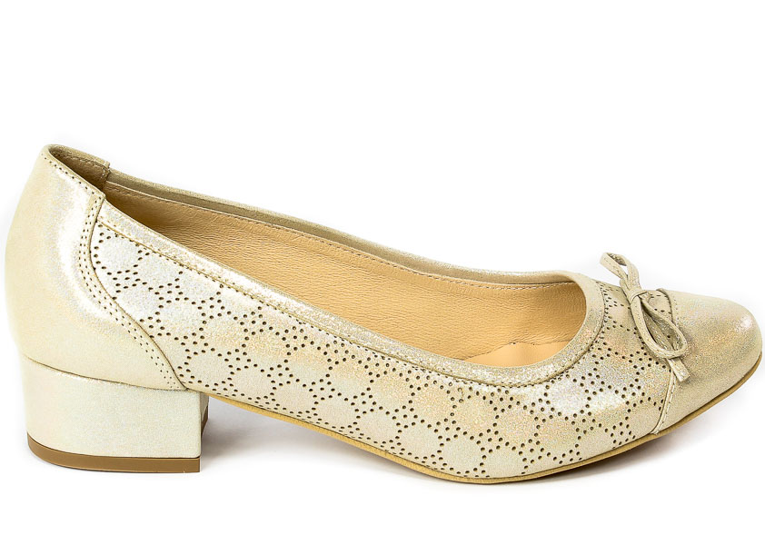 Czółenka Damiss 465/2/A Złota Ayla