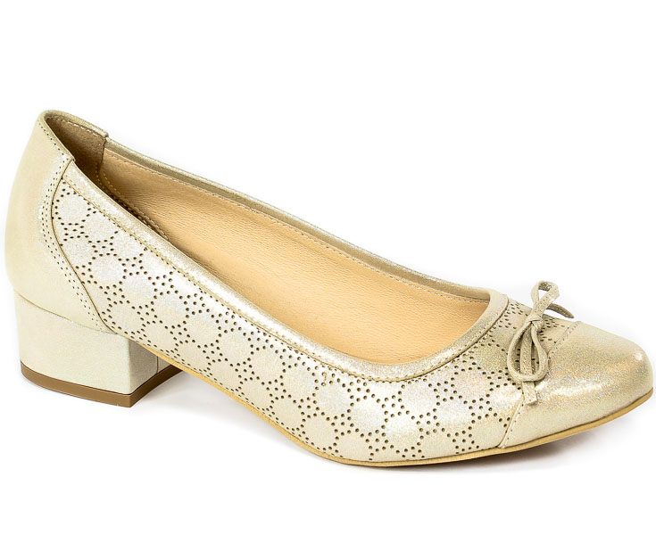 Czółenka Damiss 465/2/A Złota Ayla