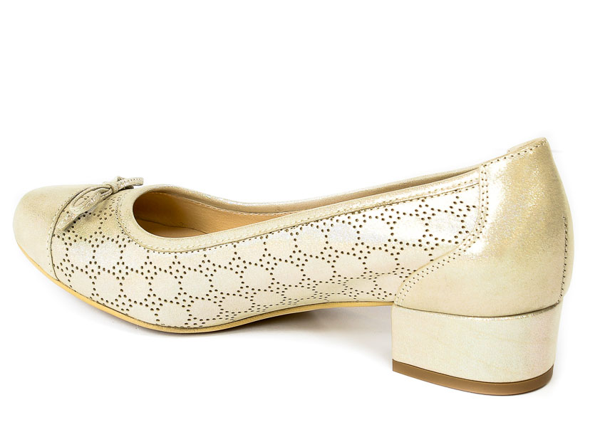 Czółenka Damiss 465/2/A Złota Ayla