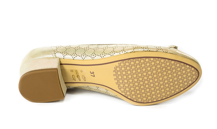 Czółenka Damiss 465/2/A Złota Ayla