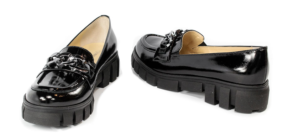 Mokasyny Euro Moda Ace 536 Czarny Naplak