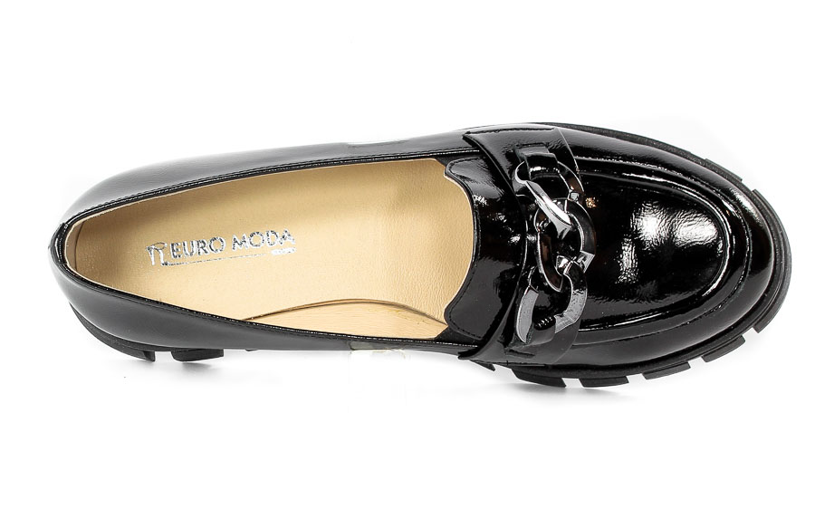 Mokasyny Euro Moda Ace 536 Czarny Naplak