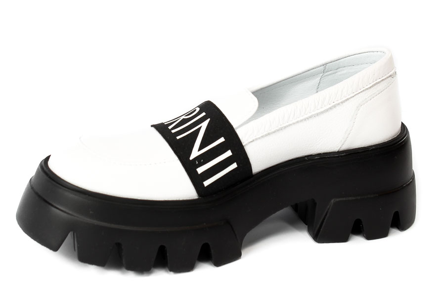 Półbuty Carinii B7959-I81-000-E81 Biały