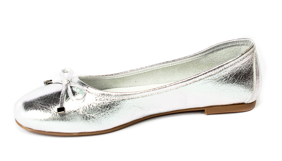 Baleriny Venezia 21655 Silver 