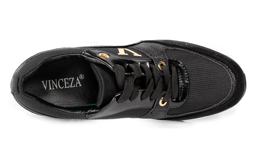 Sneakersy Vinceza 22-10574 BK Czarny