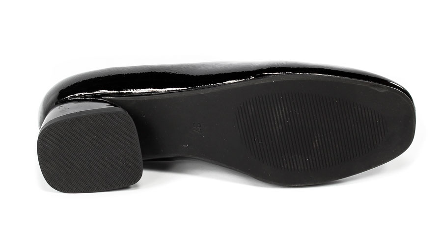 Czółenka Vinceza 22-10706BK PT Czarny Lakier