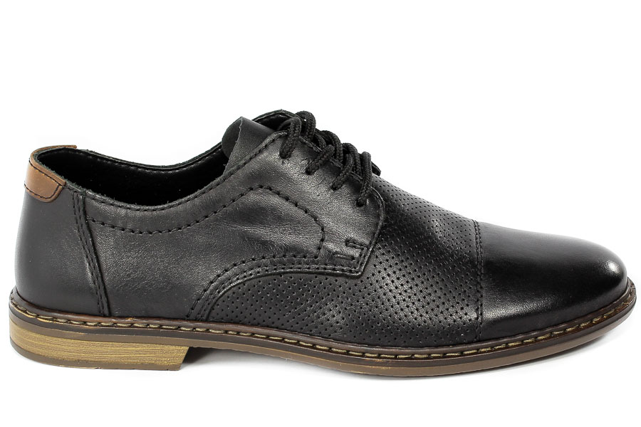 Półbuty Rieker 13427-00 Black