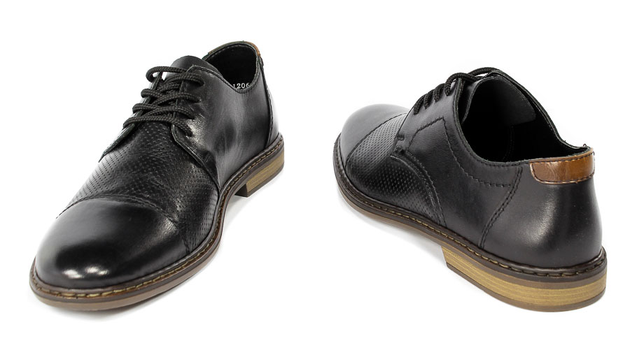 Półbuty Rieker 13427-00 Black