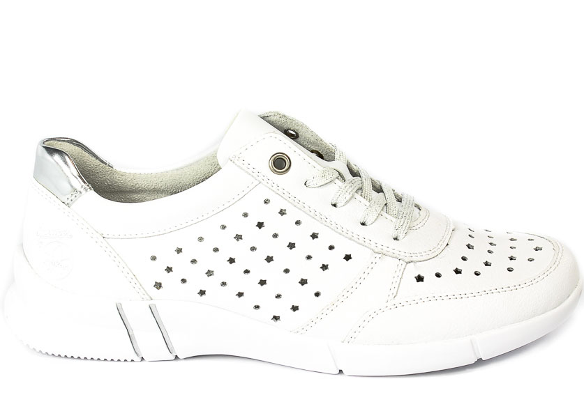 Półbuty Rieker N2151-80 White