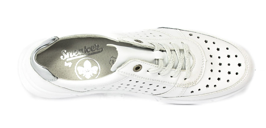 Półbuty Rieker N2151-80 White
