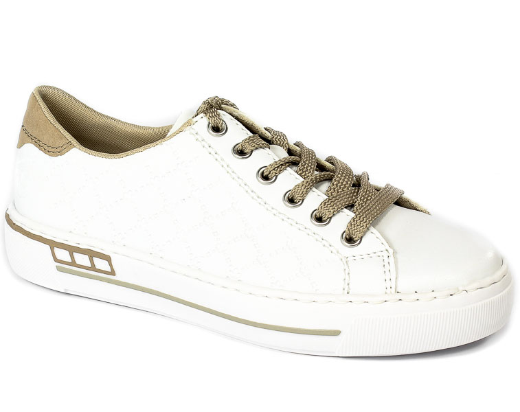 Półbuty Rieker L88W2-80 White