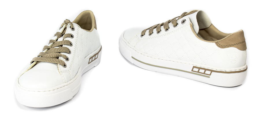 Półbuty Rieker L88W2-80 White