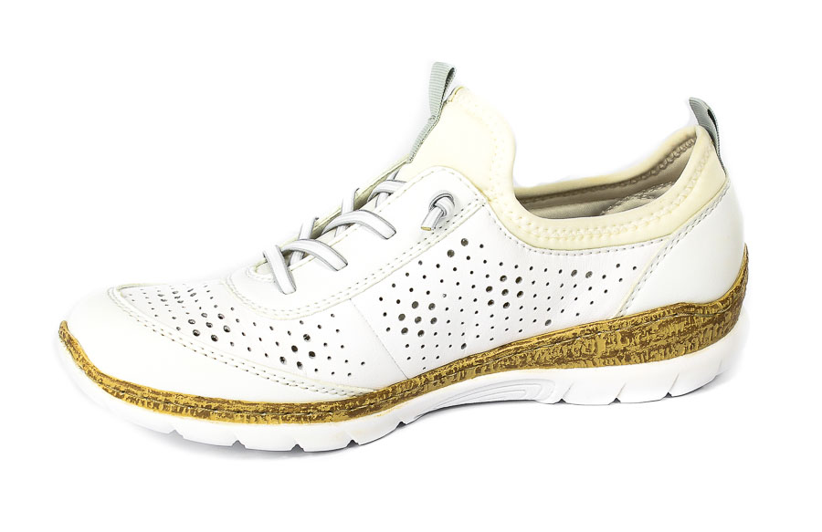 Półbuty Rieker N4222-80 White