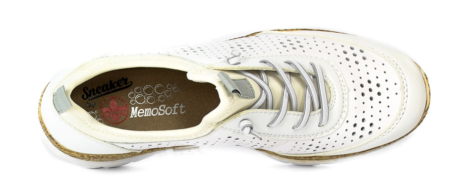 Półbuty Rieker N4222-80 White