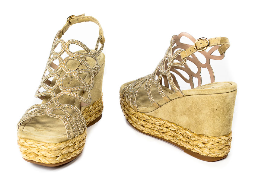 Sandały Alma En Pena V22286 Suede Sand