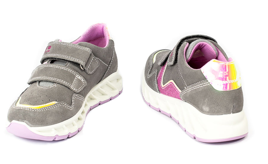 Półbuty Primigi 1874122 Scamosciat/rete/grig r. 36-37