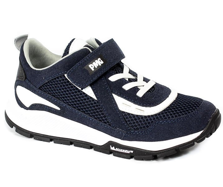 Półbuty Primigi 19366611 Suede pu/rete/navy/b 