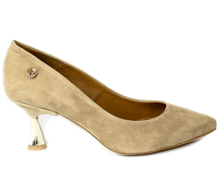 Czółenka Prestige 2111 Natural Zamsz