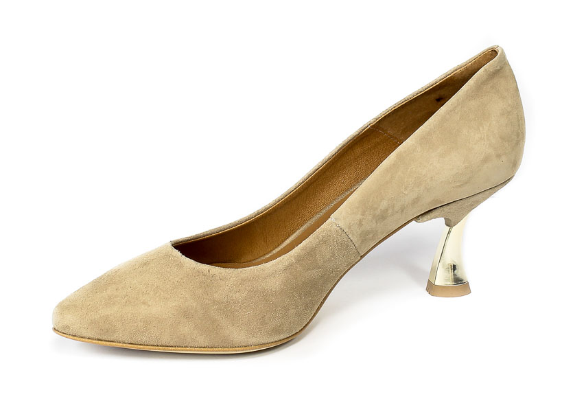 Czółenka Prestige 2111 Natural Zamsz