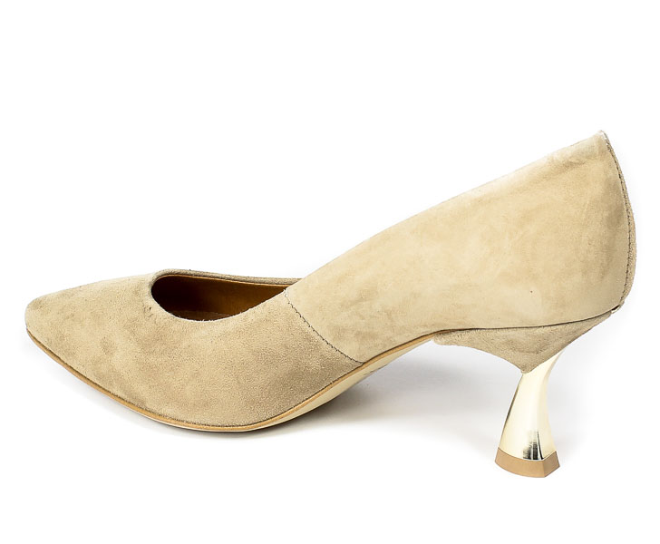 Czółenka Prestige 2111 Natural Zamsz