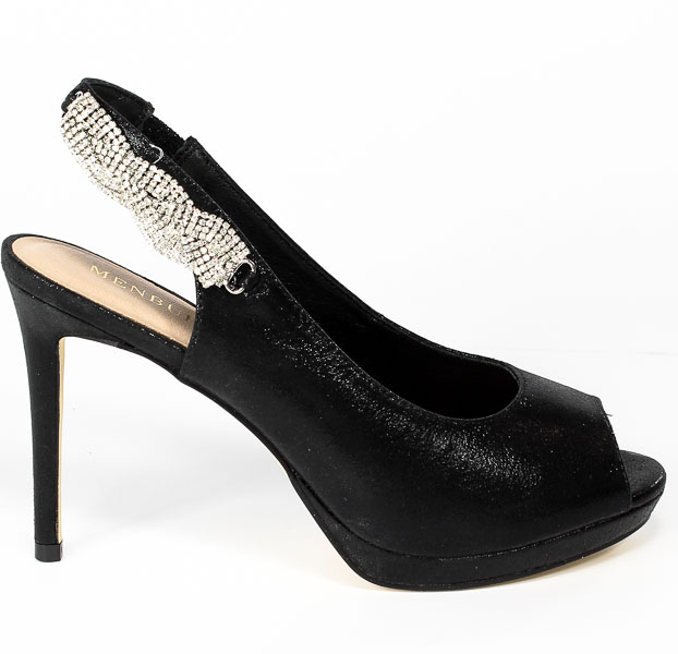 Sandały Menbur 23172-0001 Negro-Black